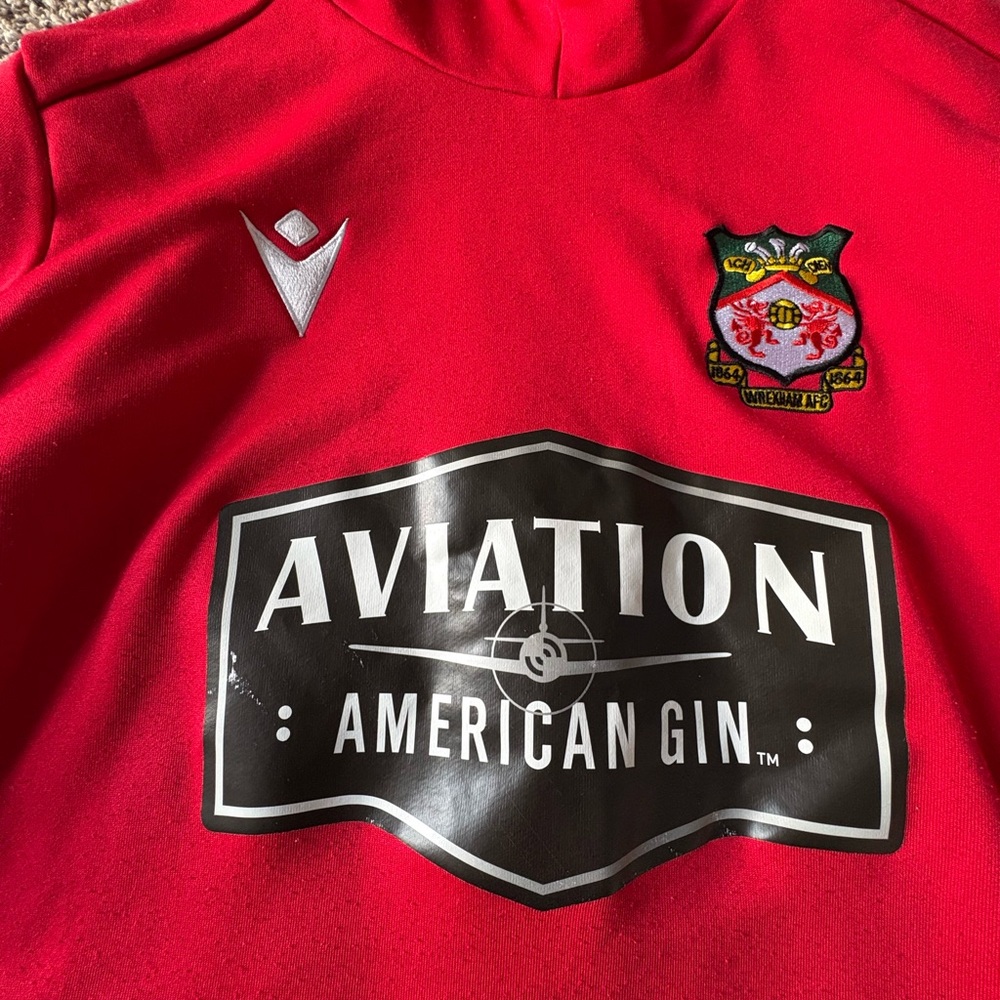 Wrexham AFC Hooded sweatshirt Macron Sz L